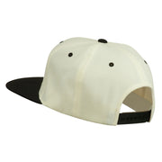 Love Drum Embroidered Two Tone Snapback Cap