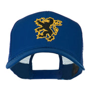 Lion Emblem Embroidered Cap