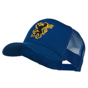 Lion Emblem Embroidered Cap