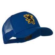 Lion Emblem Embroidered Cap