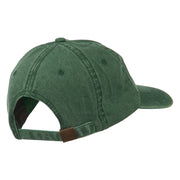 Maine Lighthouse Embroidered Washed Pigment Dyed Cap