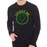 Lucky Me Ring Spun Cotton Premium Long Sleeve Graphic Shirt