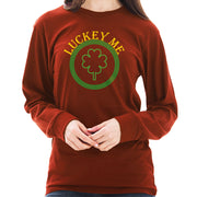 Lucky Me Ring Spun Cotton Premium Long Sleeve Graphic Shirt