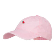 Mini Watermelon Embroidered Washed Cap