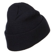 Football Logo Embroidered Long Beanie