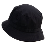 Papaya Fruit Embroidered Bucket Hat - Black OSFM