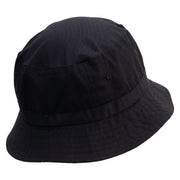 Papaya Fruit Embroidered Bucket Hat - Black OSFM