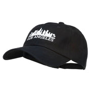 Los Angeles Skyline Embroidered Washed Cap