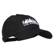 Los Angeles Skyline Embroidered Washed Cap