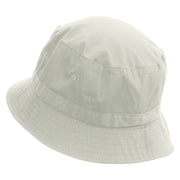 Papaya Fruit Embroidered Bucket Hat - White OSFM