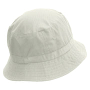 Papaya Fruit Embroidered Bucket Hat - White OSFM