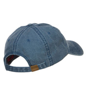 I Love America Embroidered Washed Cap