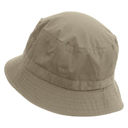 Papaya Fruit Embroidered Bucket Hat - Natural OSFM