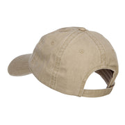 I Love America Embroidered Washed Cap