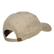 I Love America Embroidered Washed Cap