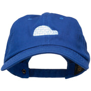 Igloo Embroidered Unstructured Washed Cap