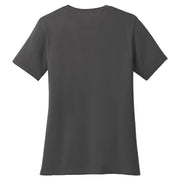 Ladies Big Size Port & Company Core Cotton V neck T-Shirt