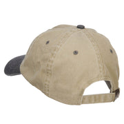 Louisiana State Map Embroidered Two Tone Cap