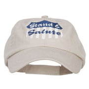 Stand Salute Embroidered Pet Spun Cap