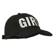 Girl Hip Hop Embroidered Cotton Twill Cap