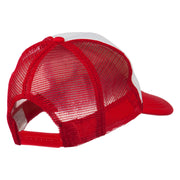 Lip Kiss Embroidered Foam Mesh Back Cap