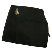 Jackfruit Embroidered 3 Pockets Chef's Apron - Black OSFM