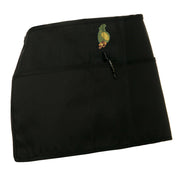 Jackfruit Embroidered 3 Pockets Chef's Apron - Black OSFM