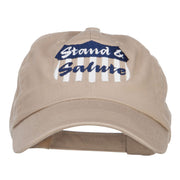 Stand Salute Embroidered Pet Spun Cap