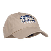 Stand Salute Embroidered Pet Spun Cap