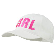 Girl Hip Hop Embroidered Cotton Twill Cap