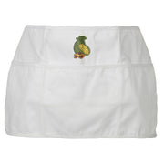 Jackfruit Embroidered 3 Pockets Chef's Apron - White OSFM