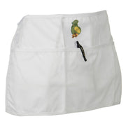 Jackfruit Embroidered 3 Pockets Chef's Apron - White OSFM