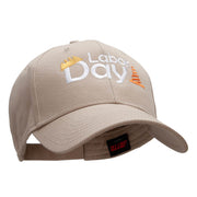 Labor Day Workers Embroidered Solid Cotton Twill Low Profile Strap Cap