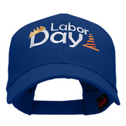 Labor Day Workers Embroidered Solid Cotton Twill Low Profile Strap Cap