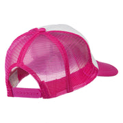 Lip Kiss Embroidered Foam Mesh Back Cap