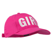 Girl Hip Hop Embroidered Cotton Twill Cap