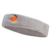 Hand Drawn Mango Embroidered Head Band (Terry) - Lt-Grey OSFM