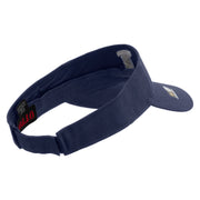 Licensed 173rd Airborne Brigade Combat Team Embroidered Cotton Twill Sun Visor - Navy OSFM