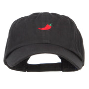 Chili Pepper Embroidered Low Cap