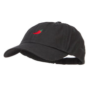 Chili Pepper Embroidered Low Cap