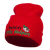 Santa's Little Helpers Embroidered Long Beanie