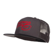 Football Fever Embroidered Mesh Snapback Cap