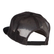 Football Fever Embroidered Mesh Snapback Cap