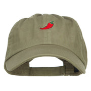 Chili Pepper Embroidered Low Cap