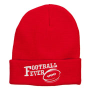 Football Fever Embroidered Long Beanie