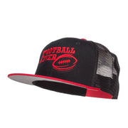 Football Fever Embroidered Mesh Snapback Cap