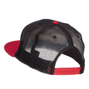 Football Fever Embroidered Mesh Snapback Cap