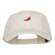 Chili Pepper Embroidered Low Cap