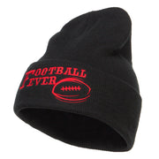 Football Fever Embroidered Long Beanie