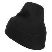 Football Fever Embroidered Long Beanie